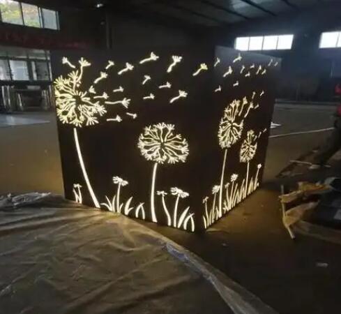 昌化镇耐候钢灯箱